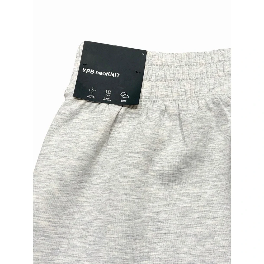 Abercrombie & Fitch YPB neoKNIT Mini Skirt Heather Gray Active Skirt L NWT